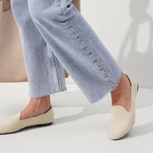 Rothy's The Almond Loafer Flat Soft Flexible Vanilla Bean Size W11.5 NWOB